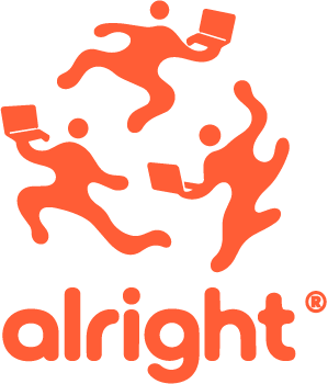 Lockup Alright Orange Alright sobre Bone — accent